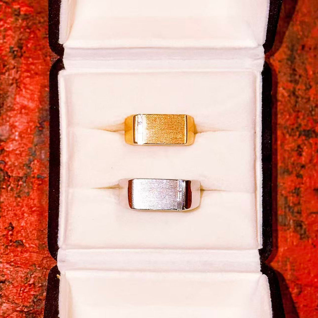 Carre d'amour · Gold/Silver Ring