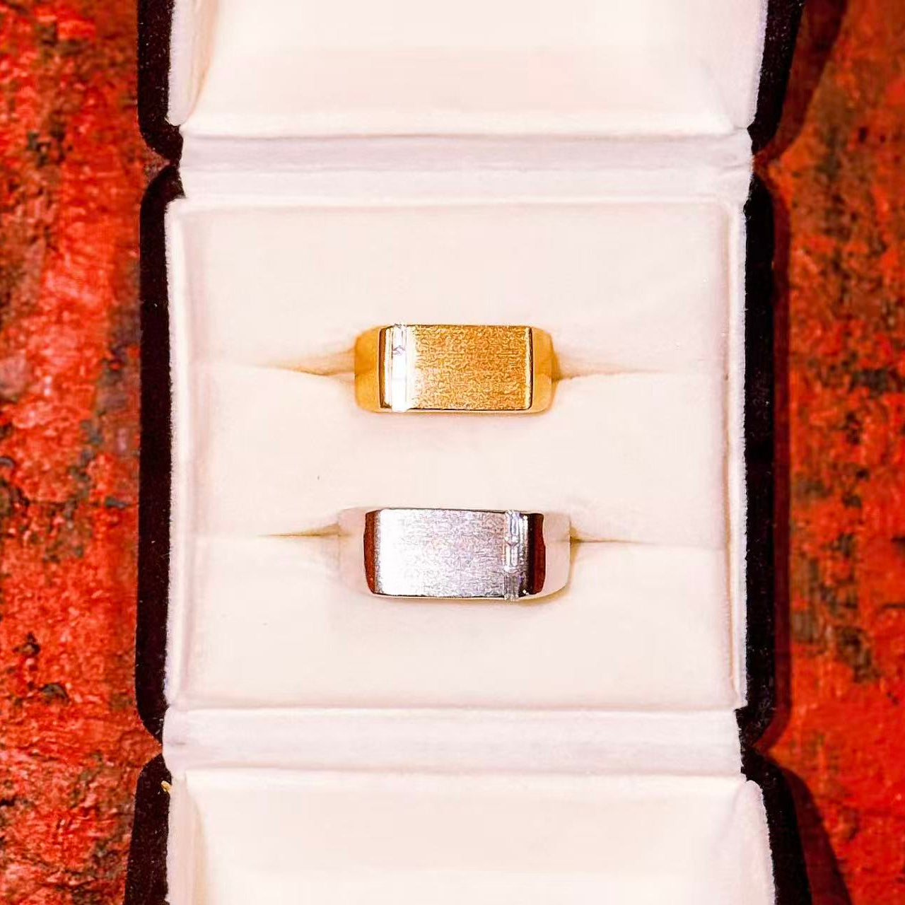 Carre d'amour · Gold/Silver Ring