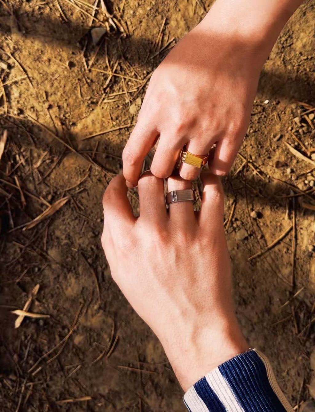 Carre d'amour · Gold/Silver Ring