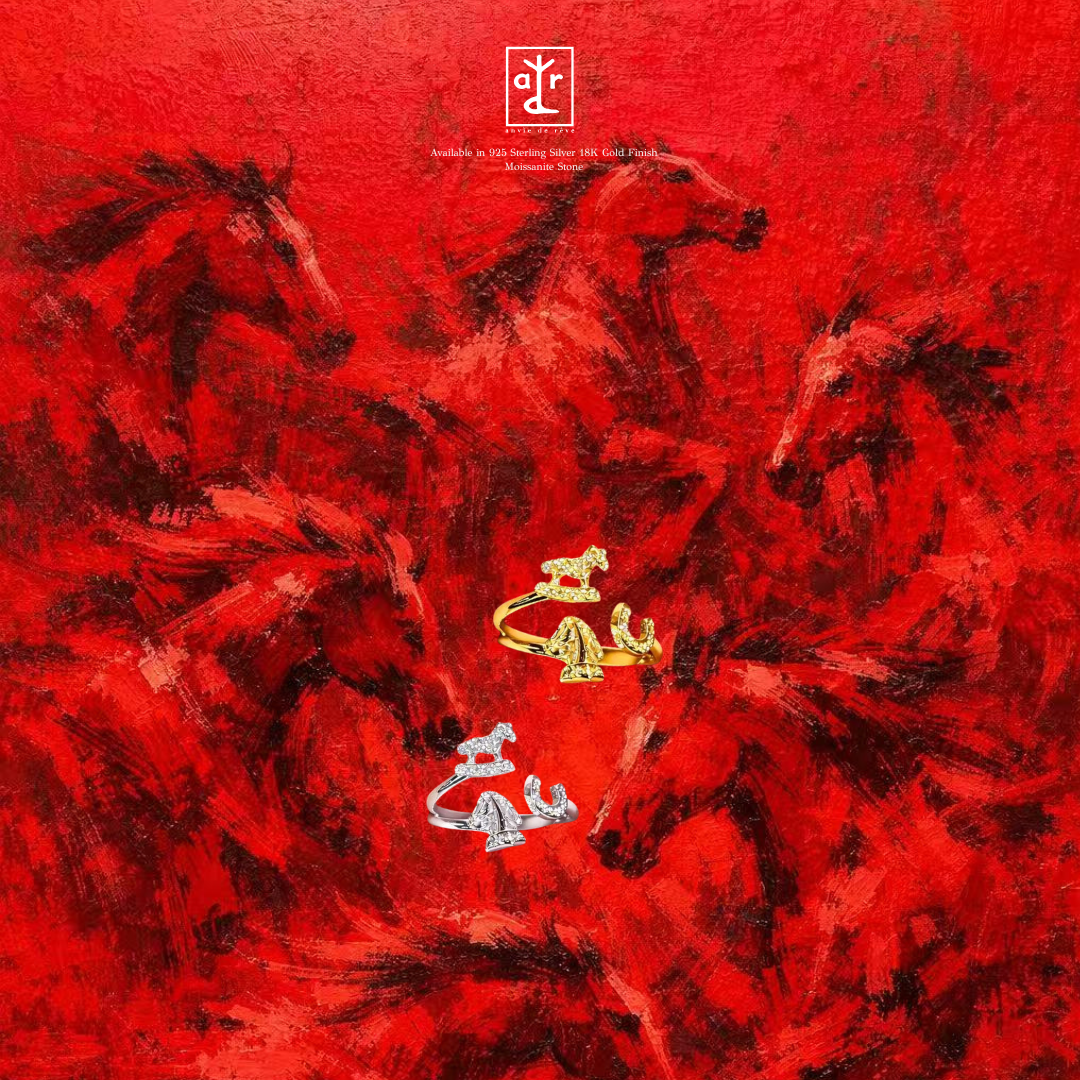 Cheval de Reve (Encrusted) · Gold/Silver Ring