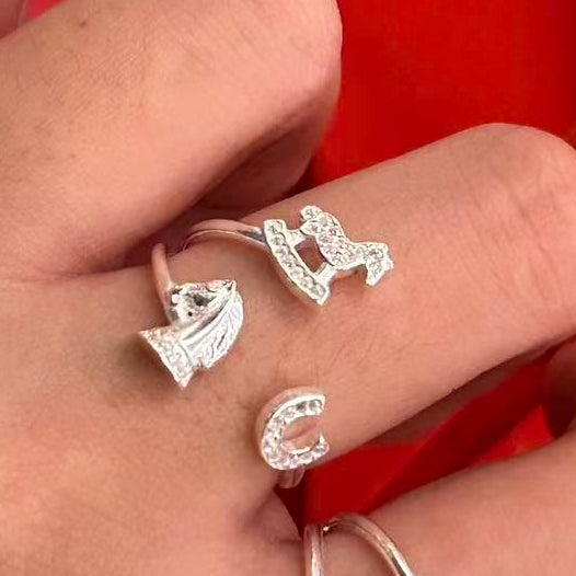 Cheval de Reve (Encrusted) · Gold/Silver Ring