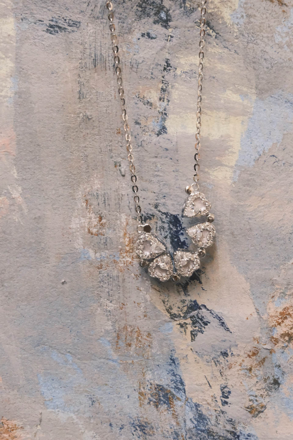Clover de Reve Necklace · Magnetic Silver Necklace