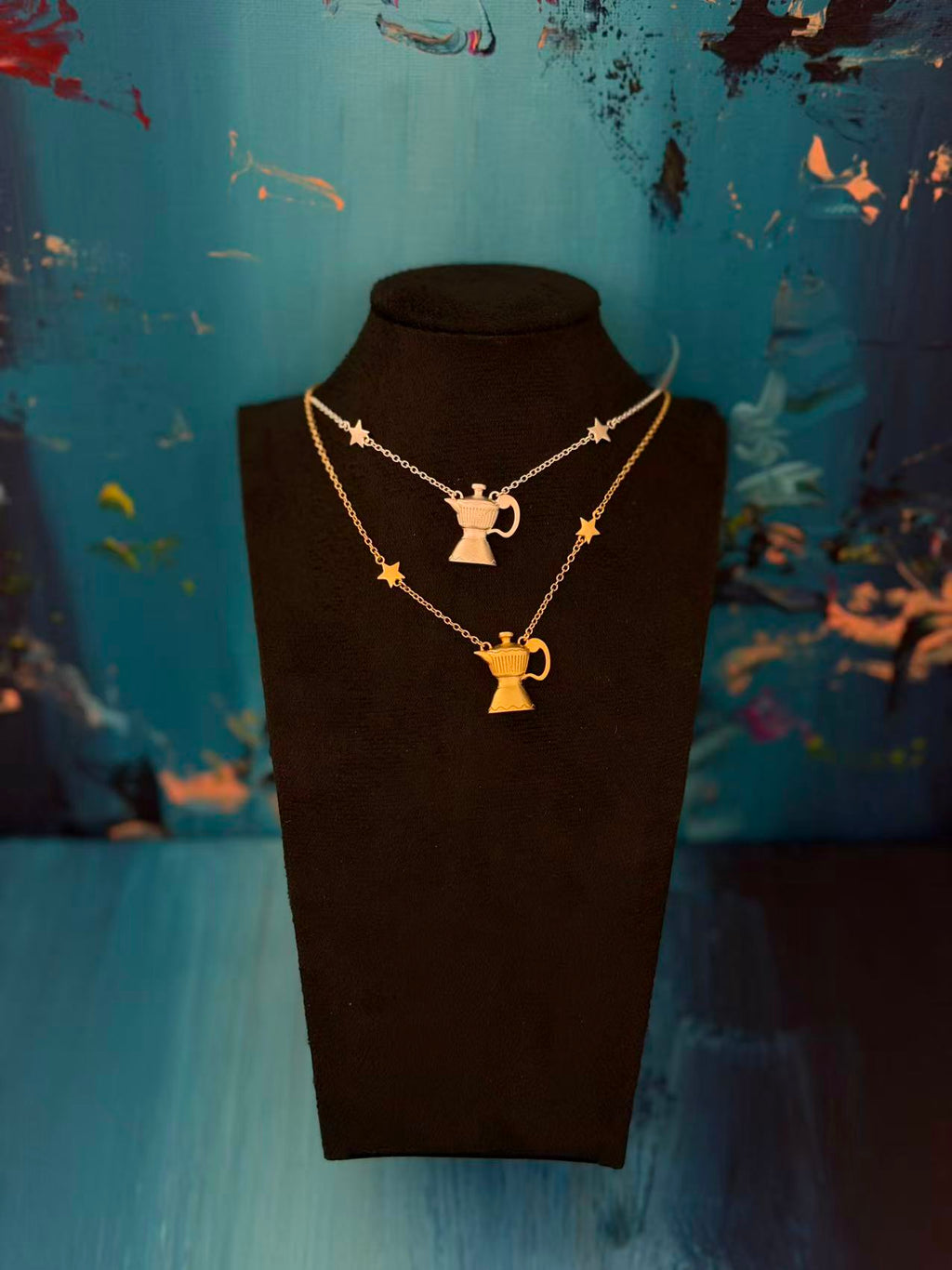 Italian Moka · Gold/Silver Necklace