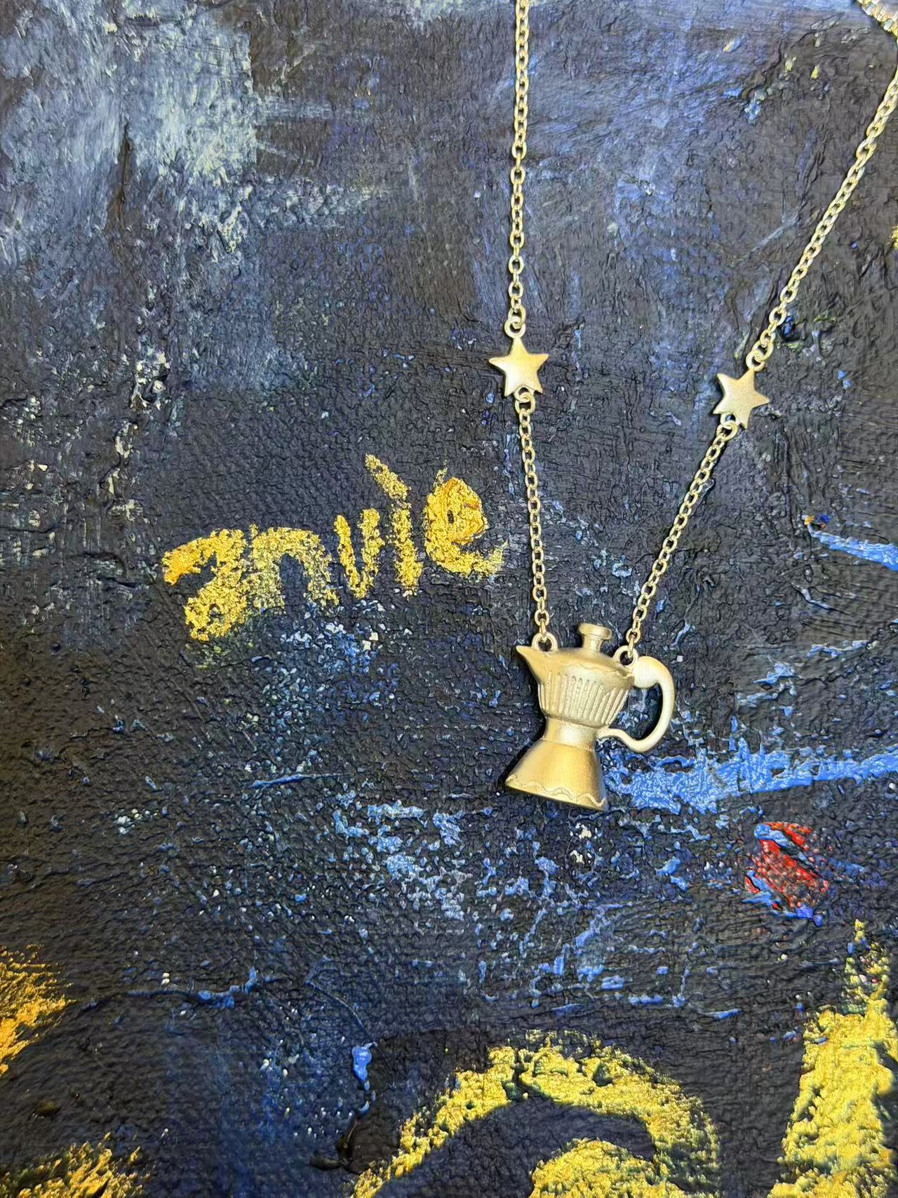 Italian Moka · Gold/Silver Necklace
