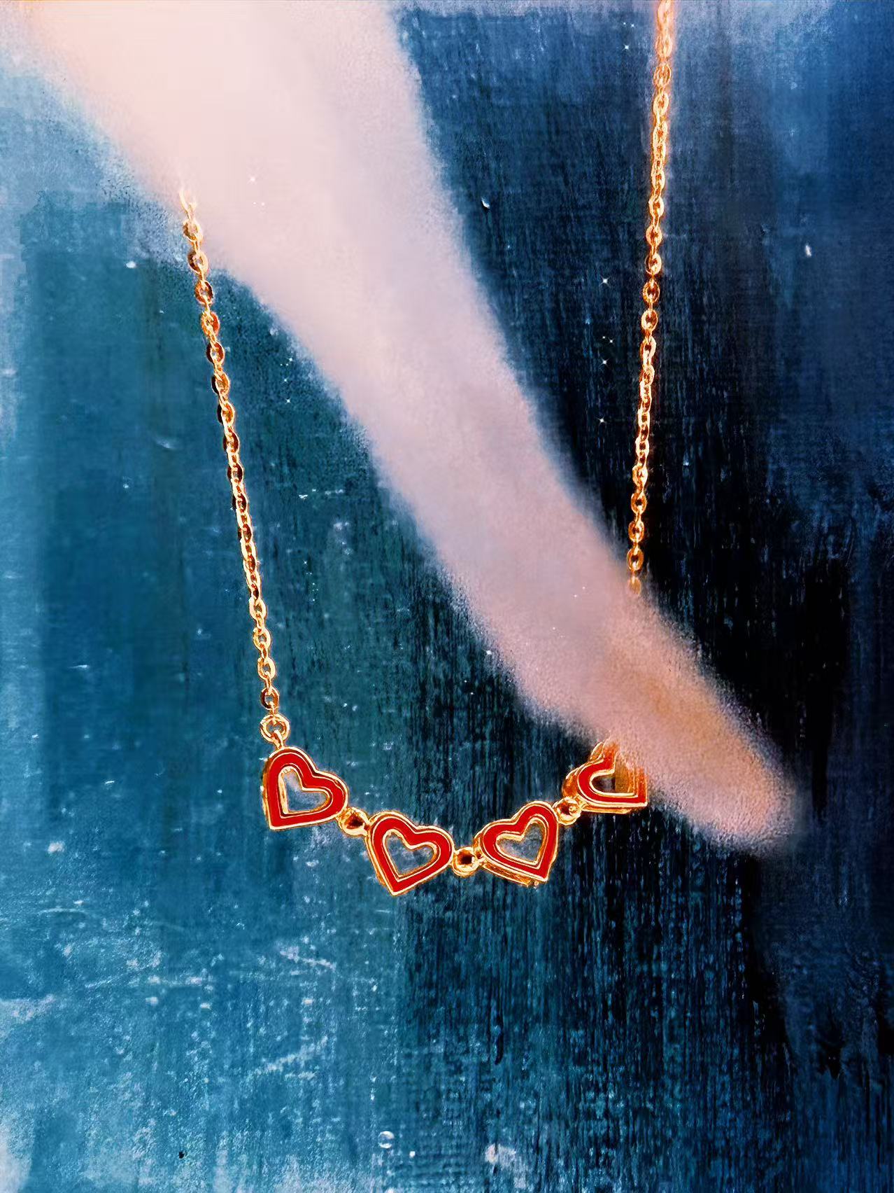 Reve d'Amour · Gold Crystal Bracelet