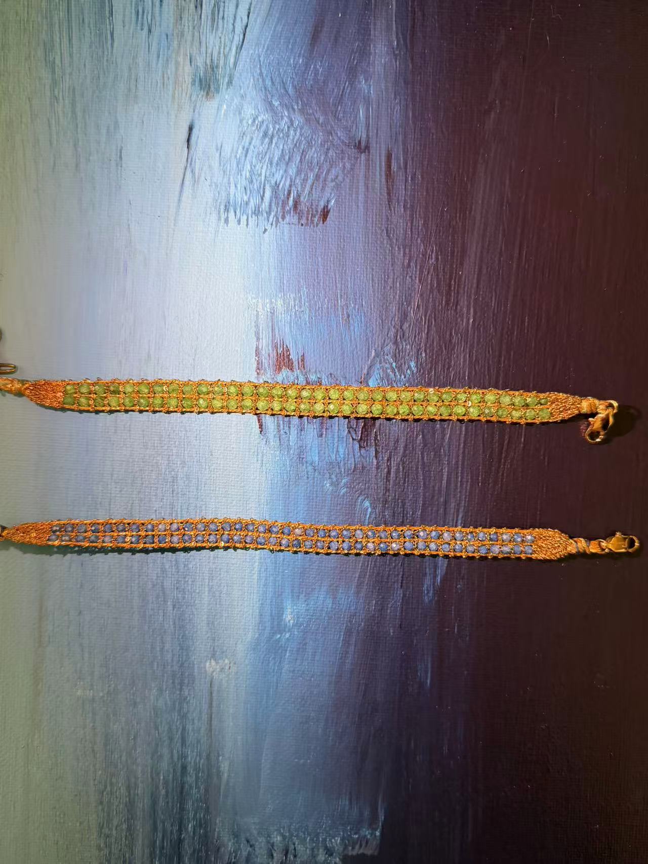 Cristal de Reve  · Gold Crystal Bracelet