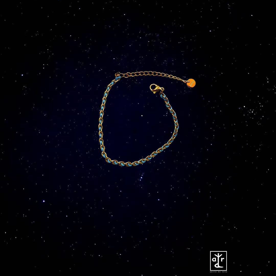 Brise de Reve · Gold woven bracelet