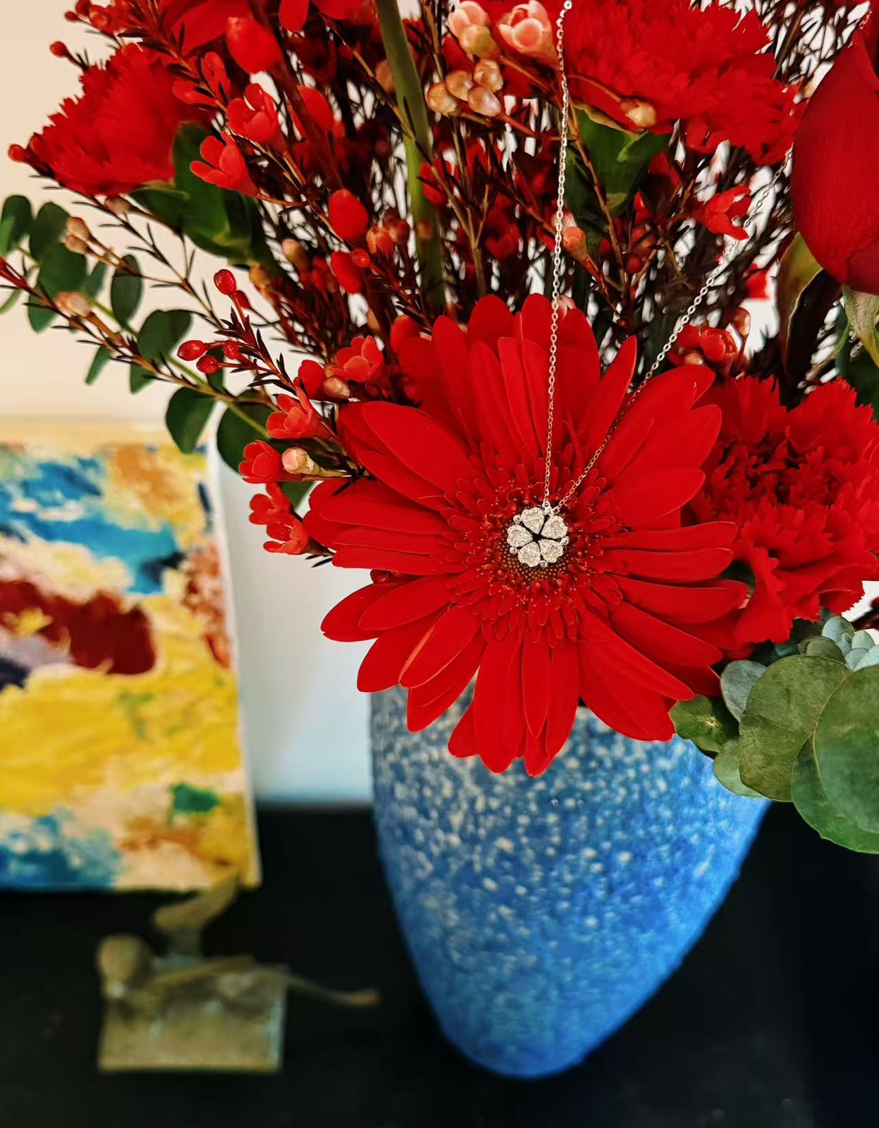 Clover de Reve Necklace · Magnetic Silver Necklace