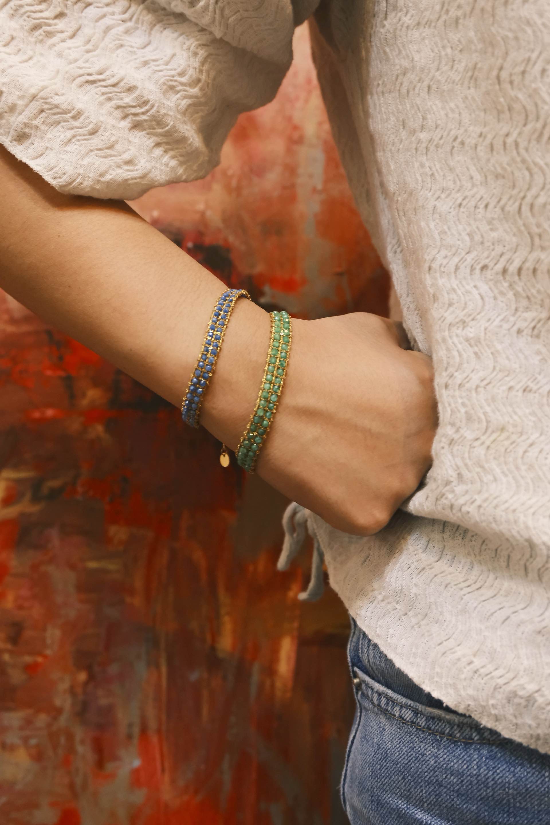 Cristal de Reve  · Gold Crystal Bracelet