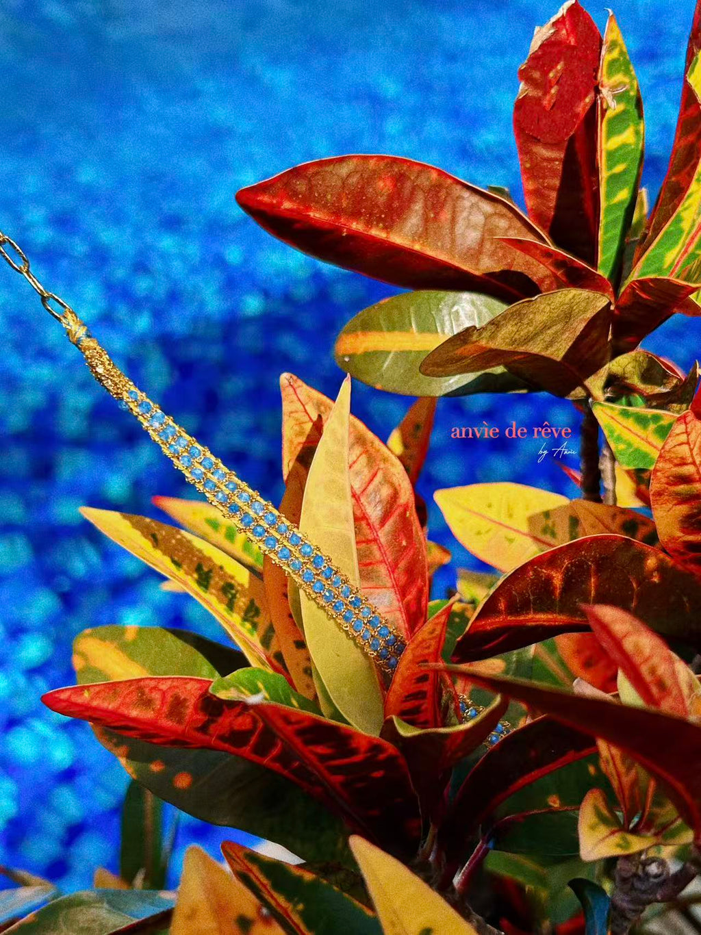 Cristal de Reve  · Gold Crystal Bracelet