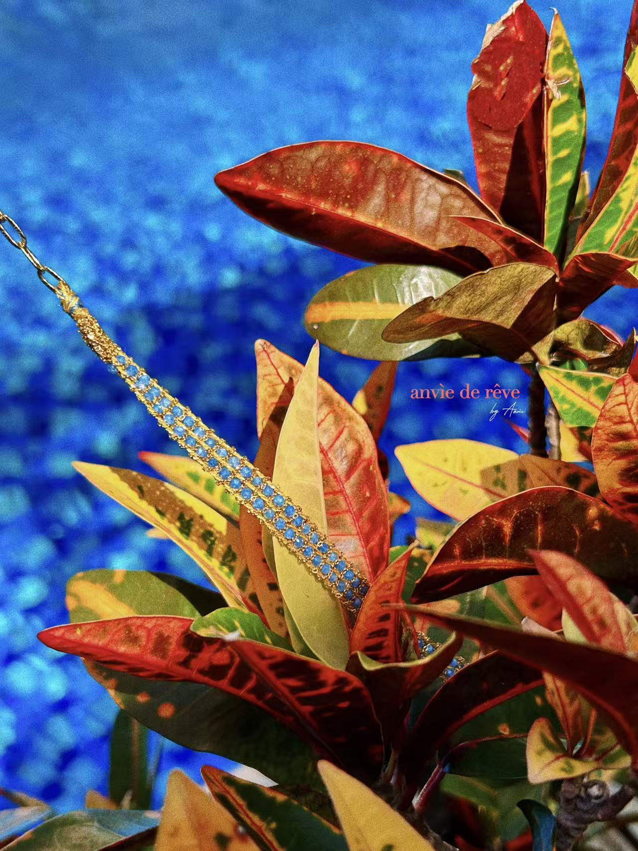 Cristal de Reve  · Gold Crystal Bracelet